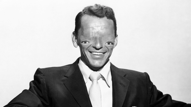 Illustration for article titled Into The Digital Underworld: 5 Pictures Of Frank Sinatra With His Eyes In Different Places On His Head That We Found On The Dark Web